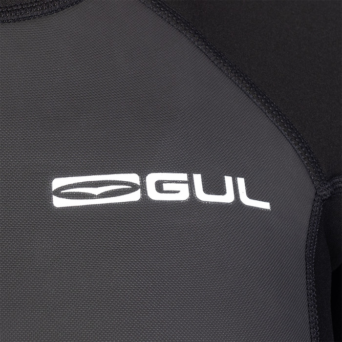 2024 Gul Womens Response 3/2mm Back Zip Shorty Wetsuit RE3318-C1 - Black